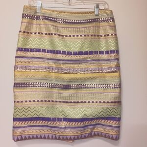 Beautiful rare Barbara Lohman pastel skirt